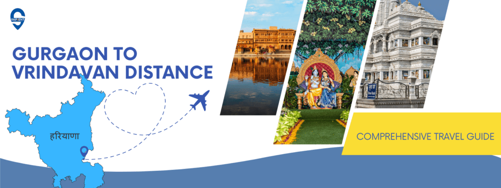 Gurgaon to Vrindavan Distance