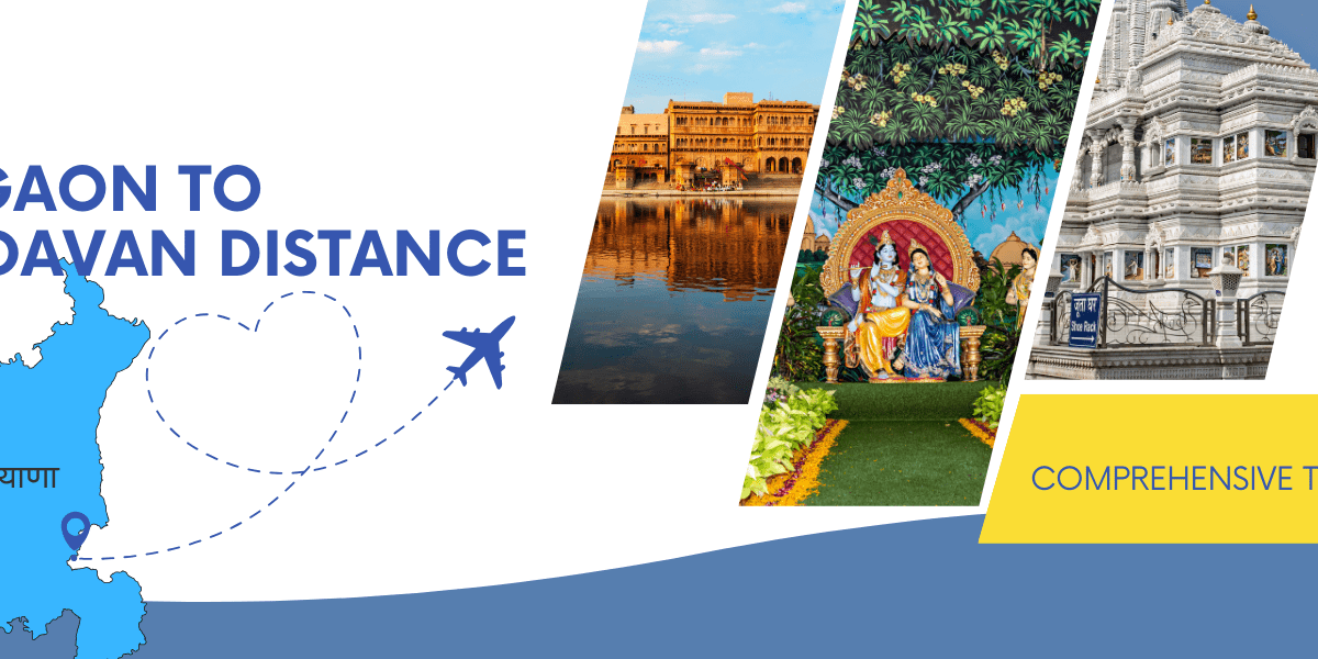 Gurgaon to Vrindavan Distance