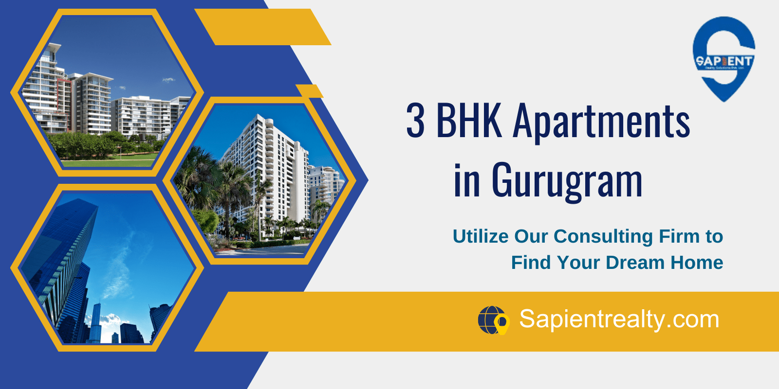 3 bhk Flats in Gurgaon Sapient Realty