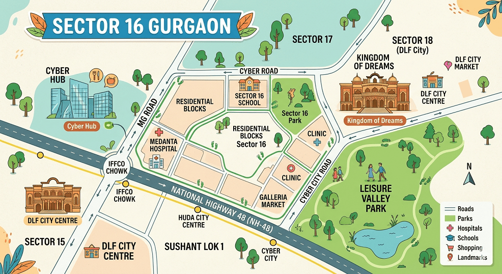Sector 16 Gurgaon The Complete Lowdown