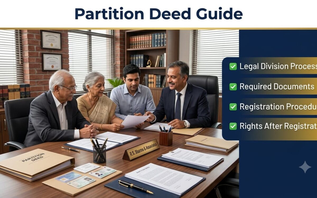 Partition Deed Guide For Clear Family Asset Division