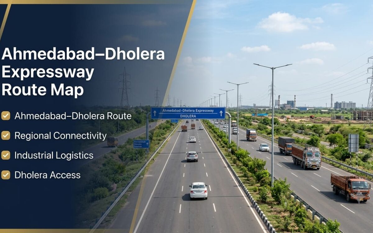 Ahmedabad Dholera Expressway Route Map