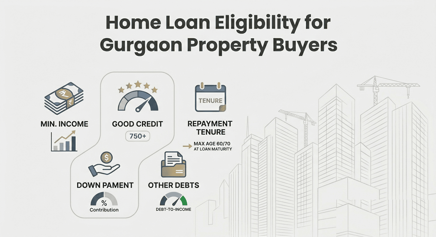 Home Loan Eligibility Guide for Property Buyers in Gurgaon – Complete 2026 Insights