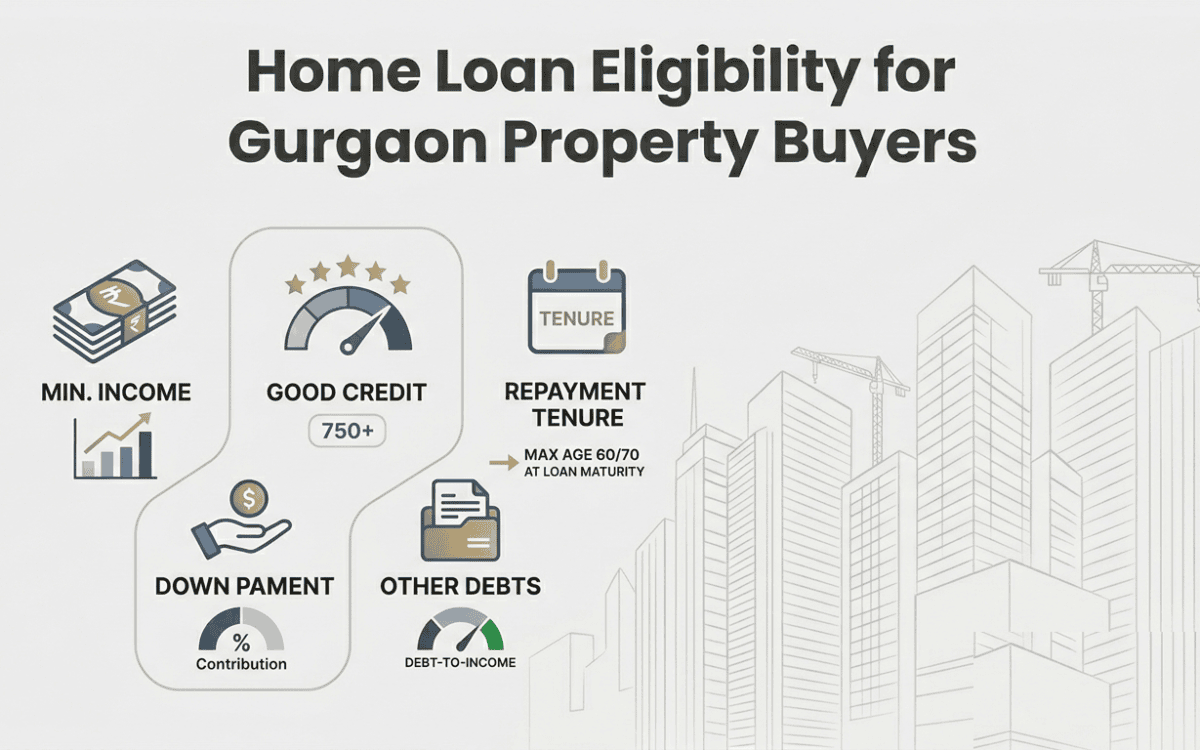 Home Loan Eligibility Guide for Property Buyers in Gurgaon – Complete 2026 Insights