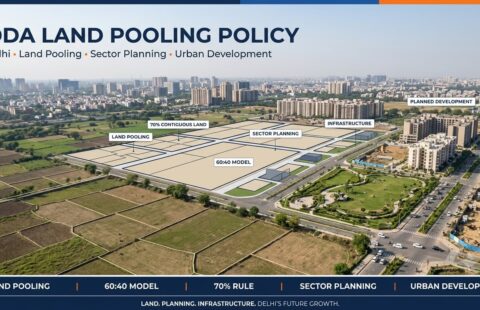 DDA Land Pooling Policy Delhi: 60:40 Model, Zones & Rules