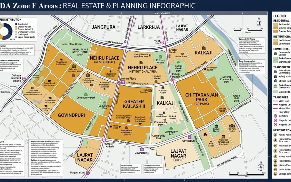 DDA F Zone: Land Use & Zonal Development Plan