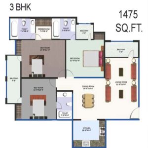 Revanta Heights in L Zone Delhi